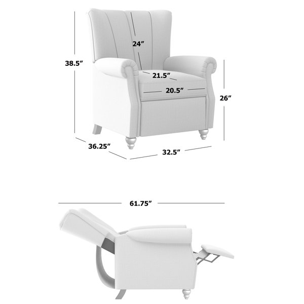 Three Posts™ Lamoreaux 32.5'' Wide Manual Recliner | Wayfair